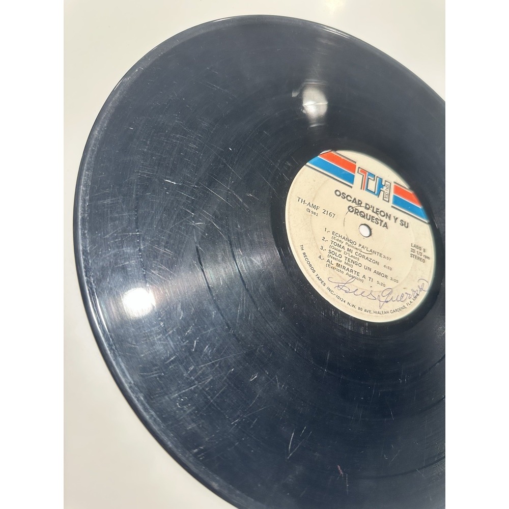 Oscar D'Leon A Mi Si Me Gusta Asi Vinyl LP 1981 TH-AMF-2167 Salsa Record - Picture 8 of 13